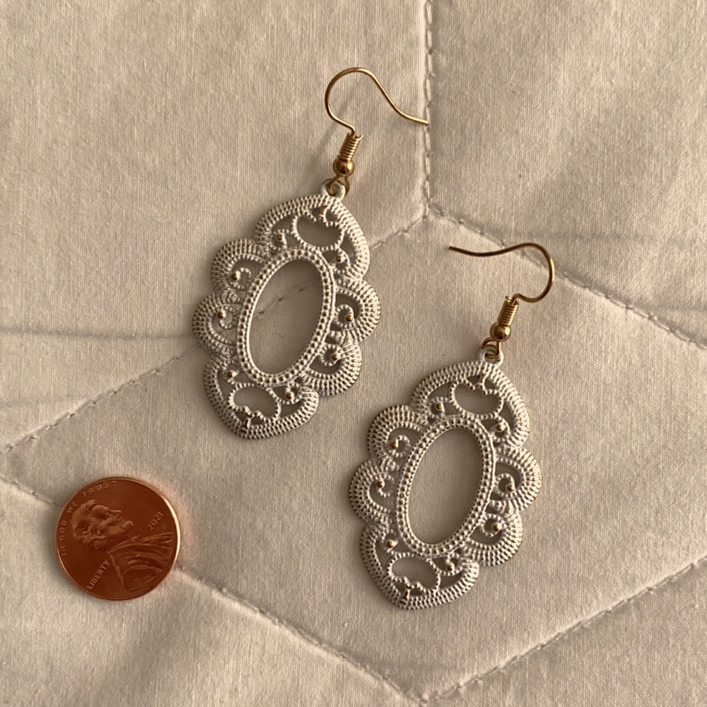 Painted Dangle Earrings